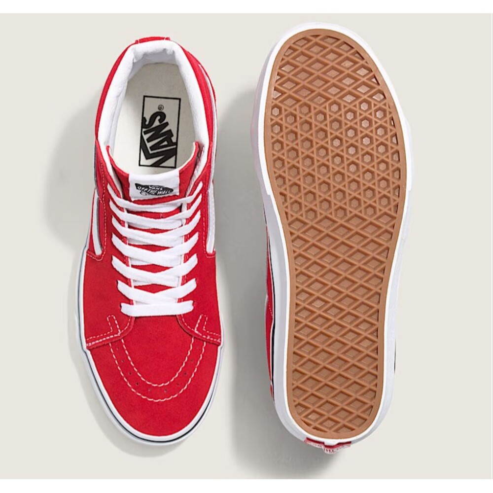 Vans Sk8- High Racing Red - Picture 4 of 5
